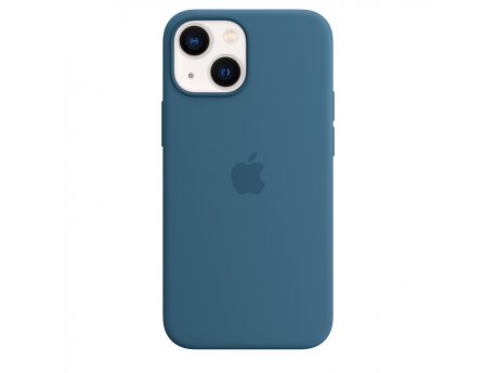 APPLE Phone 13 mini Silicone Case with MagSafe Blue Jay  (mm1y3zm/a)