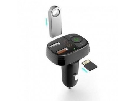 DEVIA Autoadapter i FM Transmission Smart series crna