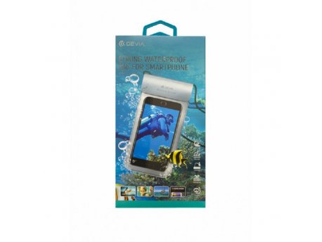 DEVIA Univerzalni waterproof strong case 3,8-5,8 inch silver