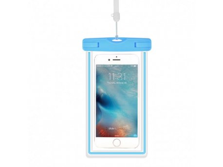 DEVIA Univerzalni waterproof case 5.5 inch plava