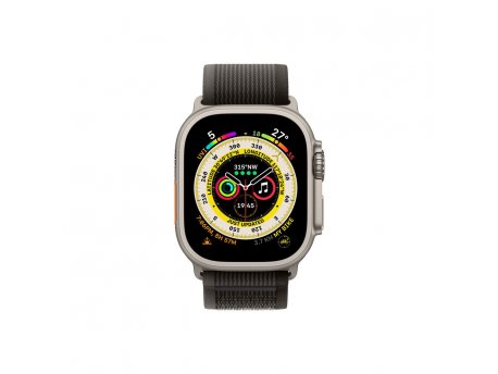 APPLE Watch 49mm Band: Black/Gray Trail Loop - M/L (mqeq3zm/a)