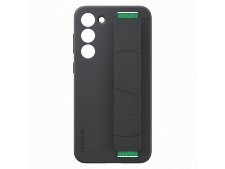 SAMSUNG Silikonska Maska Sa Kaisem Za S23+, Crna