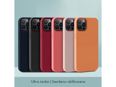 DEVIA Futrola silikonska Nature Series za iPhone 13 pro max svetlo narandzasta