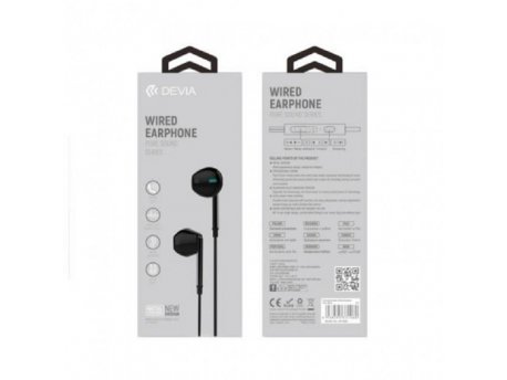 DEVIA Slusalice Pure sound series crna