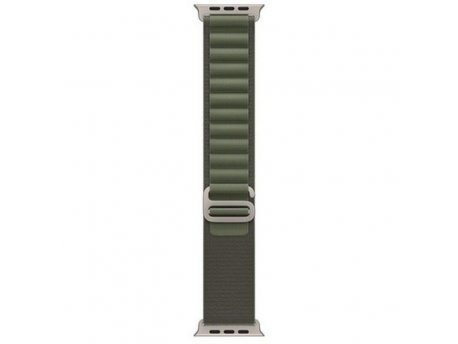 APPLE Watch 49mm Band: Green Alpine Loop - Large (mqe43zm/a)