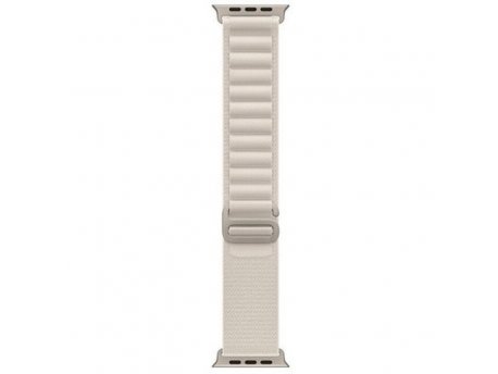 APPLE Watch 49mm Band: Starlight Alpine Loop - Small (mqe53zm/a)