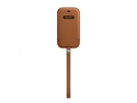 APPLE IPhone 12 Pro Max Leather Sleeve with MagSafe Saddle Brown (mhyg3zm/a)