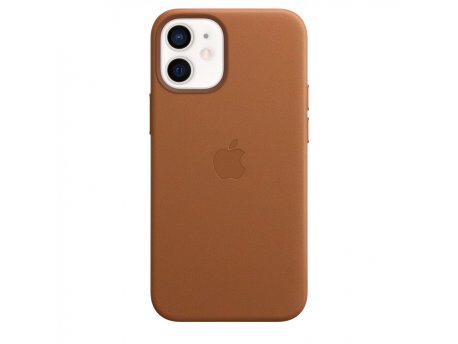APPLE IPhone 12 mini Leather Case with MagSafe Saddle Brown (mhk93zm/a)