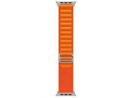 APPLE Watch 49mm Band: Orange Alpine Loop - Medium (mqe03zm/a)
