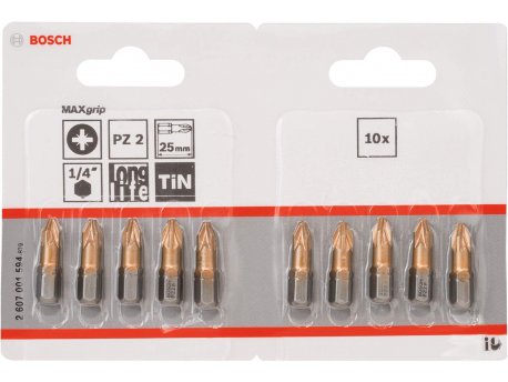 BOSCH Bit odvrtača Max Grip PZ 2, 25 mm - 2607001594