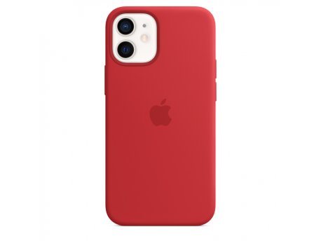 APPLE IPhone 12/12 Pro Silicone Case with MagSafe Product Red (mhl63zm/a)
