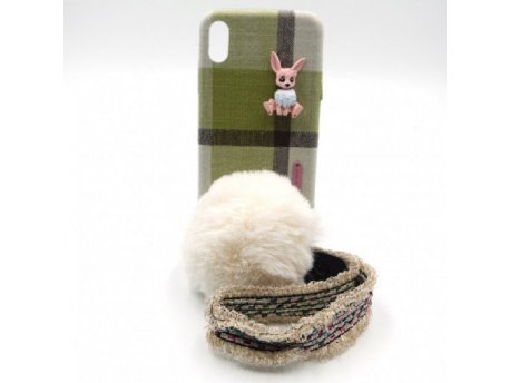 RABBIT PUFF Futrola silikonska za Iphone XS Max zelena