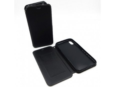 Leather Futrola na preklop Shine za Iphone X/XS crna