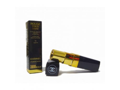 POWERBANK Lipstick 3000mAh crna