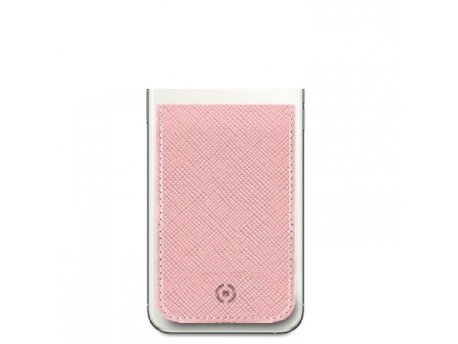 CELLY Magnetni držač za kartice  PINK  (175014)