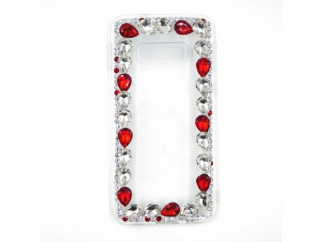 Cristal Frame Futrola silikonska za Iphone XS Max crvena