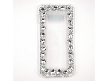 Cristal Frame Futrola silikonska za Iphone XS srebrna