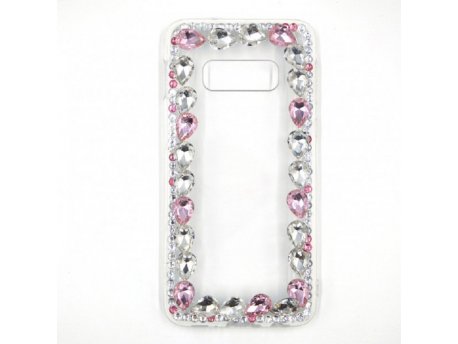 Cristal Frame Futrola silikonska za Iphone XS Max roze