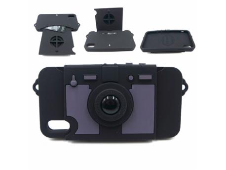 Camera Pocket Futrola gumena za Iphone X/Xs siva