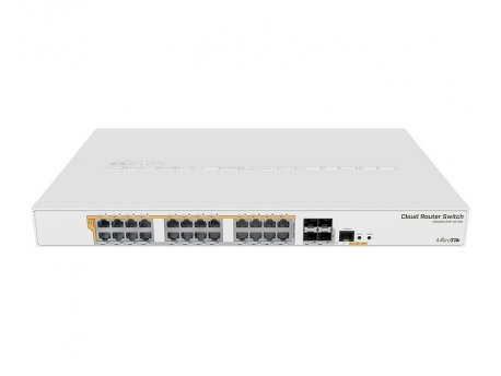 MIKROTIK (CRS328-24P-4S+RM) RouterOS 5L ili SwitchOS dual boot PoE switch (48825)