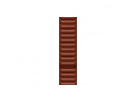APPLE Watch 45mm Band: Umber Leather Link - S/M (mp853zm/a)