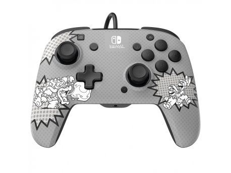 PDP Nintendo Switch Wired Controller Rematch - Comic Mario