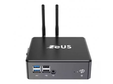 ZEUS Mini PC  MPI10-P23 Pentium Gold 5405U 2.30 GHz/DDR4/LAN/Dual WiFi/BT/HDMI/DP/USB C/ext ANT
