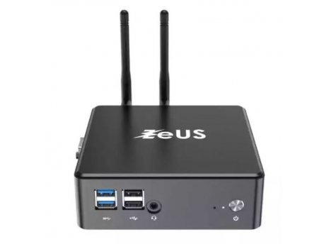 ZEUS Mini PC MPI10-i323 Intel i3-1115G4 2C 4.1 GHz/DDR4/LAN/Dual WiFi/BT/HDMI/DP/USB C/ext ANT