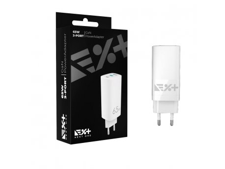 NEXT ONE 65W 3-Port GaN Power Adapter (GAN-65W-CHR)