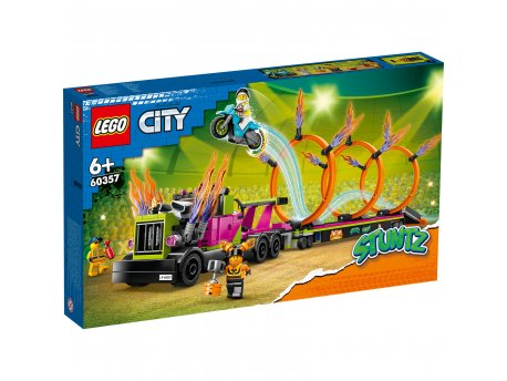 LEGO 60357 Akrobatski kamion i izazov sa vatrenim prstenovima