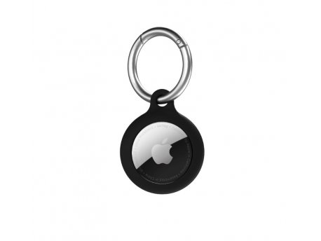 NEXT ONE Silicone Key Clip for AirTag Black