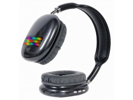 GEMBIRD BHP-LED-02-BK Bluetooth stereo Slušalice sa mikrofonom Bt V5.0 400mAh/32Ohm, 2h Li-ion Crne