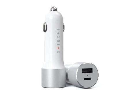 SATECHI 72W Type-C PD Car Charger - Silver