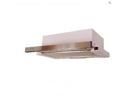 DAVOLINE Telescopic hood 050 white Inox-aspirator potezni 50cm inox front