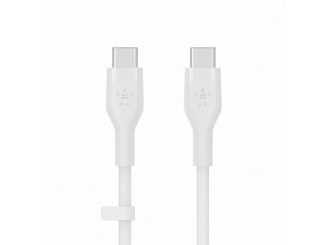 BELKIN BOOST CHARGE Silicone cable USB-C / USB-C 2.0  3M  (CAB009bt3MWH)