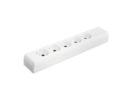 TEHNOELEKTRO Razvodnik sa 5 mesta 2m 2.5mm2 PPK05-2/WH