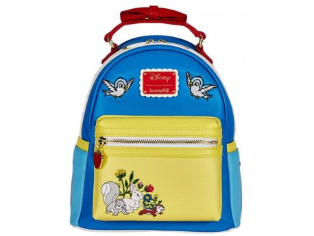 Loungefly Ranac Disney Snow White Cosplay Bow Handle Mini Backpack