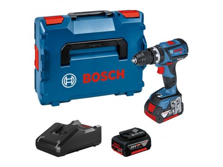 BOSCH Akumulatorska vibraciona bušilica - odvrtač  GSB 18V-60 C; 2 x 5,0 Ah + kofer (06019G210B)