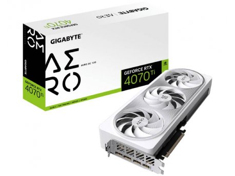GIGABYTE NVidia GeForce RTX 4070 Ti AERO OC 12GB GV-N407TAERO OC-12GD