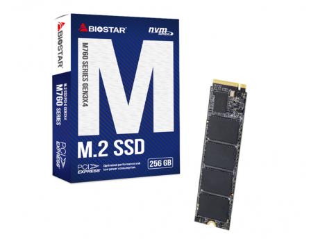 BIOSTAR M760 256GB 2800MBs/1700MBs SSD M.2 NVME