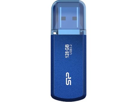 SILICON POWER 128GB USB Flash Drive USB3.2 Gen.1 Helios 202 Read up to 5Gb/s Blue SP128GBUF3202V1B