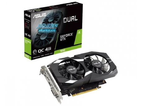 ASUS NVidia GeForce GTX 1650 4GB 128bit DUAL-GTX1650-O4GD6-P-V2