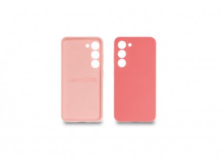 JUST IN CASE Silikon 2in1 za Samsung S23 PINK+PUDER-ROZE