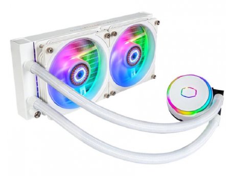 COOLER MASTER MasterLiquid PL240 FLUX White Edition vodeno hlađenje belo MLY-D24M-A23PZ-RW