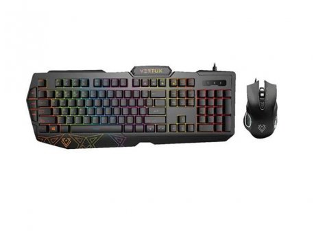 VERTUX Kit Gaming 2 u 1 Vendetta tastatura i miš