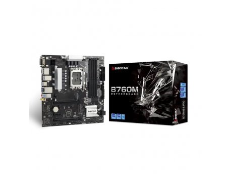 BIOSTAR B760MXZ-E PRO DP/HDMI/DVI/VGA/M.2
