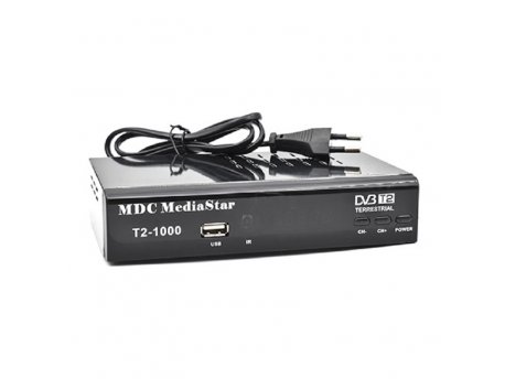 MediaStar Digitalni risiver DVB-T2 T2 1000