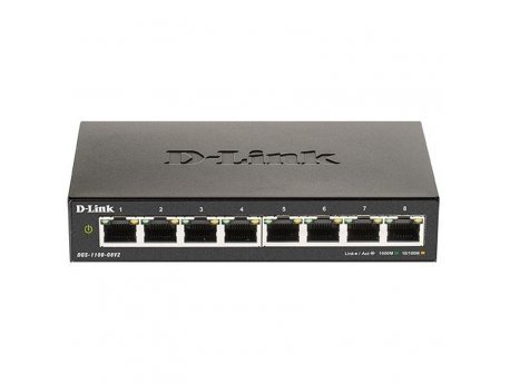 D LINK Switch web upravljivi PoE, DGS-1100-08PV2