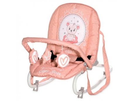 LORELLI BERTONI Ležaljka Za Bebe Eliza - Mellow Roze Bear (2023)