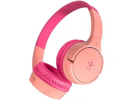 BELKIN SOUNDFORM Mini - Wireless On-Ear Headphones for Kids - Pink